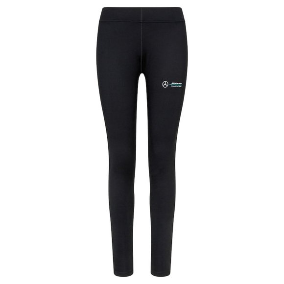 Mercedes AMG Petronas F1 Leggings -Black- Womens- SZ XXL/  2X NWT Formula 1 - Picture 1 of 9